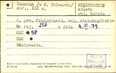 czworak - folwark, skan 1