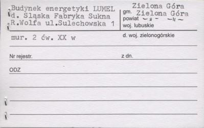budynek energetyki lumel, d. zespół śląskiej fabryki sukna, skan 1