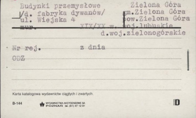 budynki przemysłowe, d. fabryka dywanów, skan 1