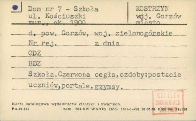 dom - szkoła, skan 1