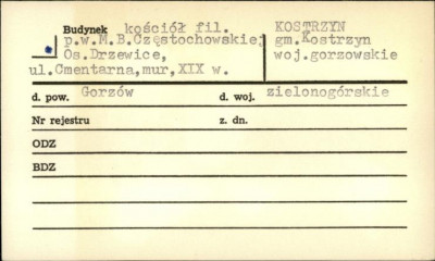 kościół fil. pw. Matki Boskiej Częstochowskiej, skan 1