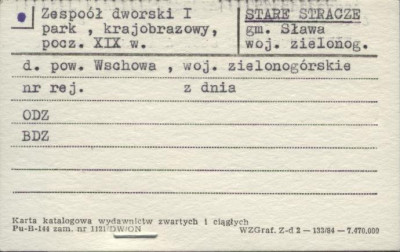 park krajobrazowy - zespół dworski I, skan 1