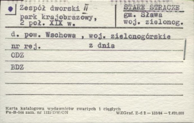 park krajobrazowy - zespół dworski II, skan 1