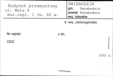 budynek przemysłowy, skan 1