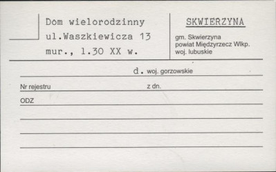 dom wielorodzinny, skan 1