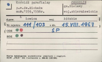 kościół par. pw. św. Michała Archanioła, skan 1