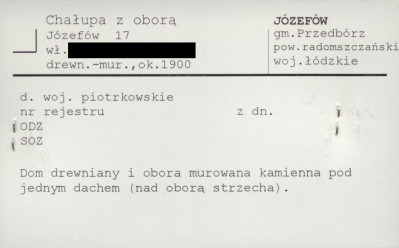 chałupa z oborą, skan 1