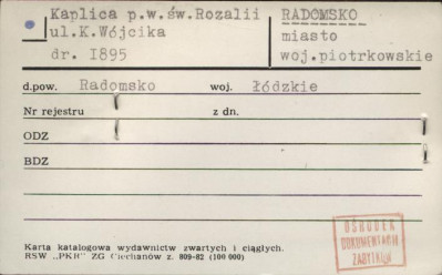 kaplica pw. św. Rozalii, skan 1