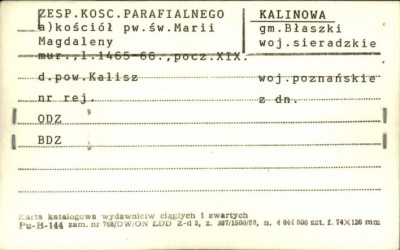 kościół par. pw. św. Marii Magdaleny, skan 3