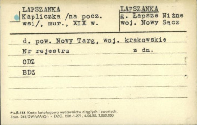 kapliczka (na pocz. wsi), skan 1