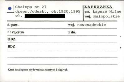 chałupa, skan 1