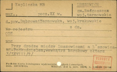 kapliczka MB, skan 1