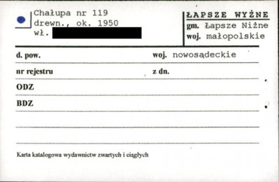 chałupa, skan 1