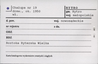 chałupa, skan 1