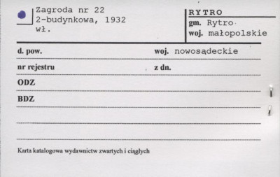 zagroda 2-budynkowa, skan 1