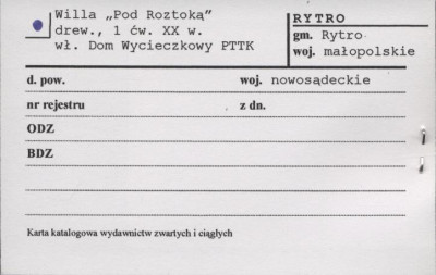 willa Pod Roztoką, skan 1