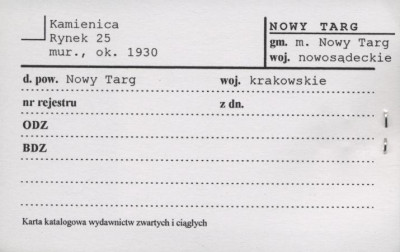 kamienica, skan 1
