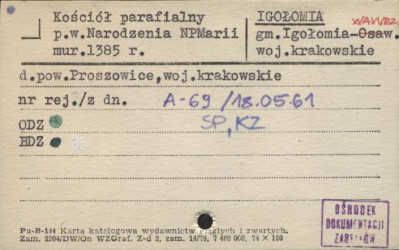 kościół par. pw. Narodzenia NP Marii, skan 1