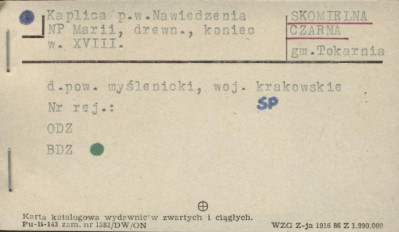 kaplica pw. Nawiedzenia NP Marii, skan 1