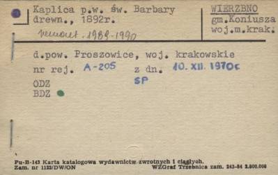 kaplica pw. św. Barbary, skan 1