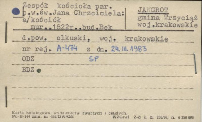 kościół w zespole kościoła par. pw. św. Jana Chrzciciela, skan 1