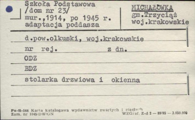 dom - Szkoła Podstawowa, skan 1
