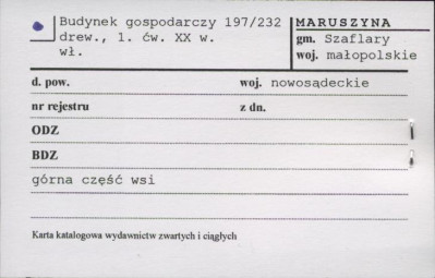 budynek gospodarczy, skan 1