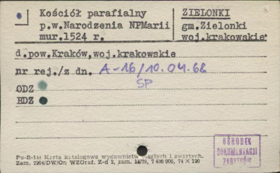 kościół parafialny p. w. Narodzenia NPMarii, skan 1