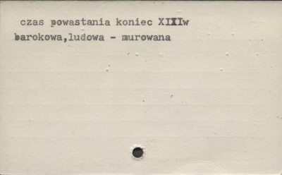 kapliczka przydrożna, skan 2