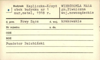 kapliczka-krzyż, skan 1