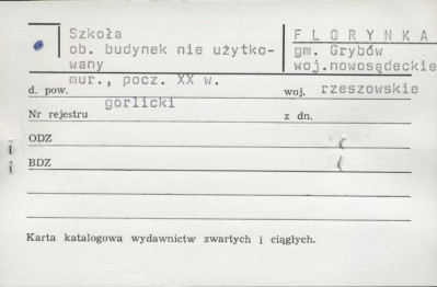 szkoła, ob. budynek nieużytkowany, skan 1