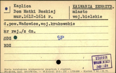 kaplica Dom Matki Boskiej, skan 1