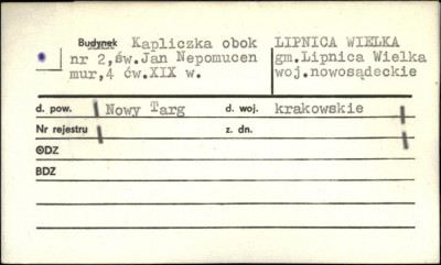 kapliczka, św. Jan Nepomucen, skan 1