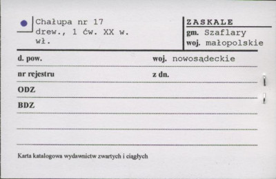 chałupa, skan 1