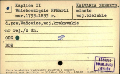 kościół II Wniebowzięcie NPMarii, skan 1