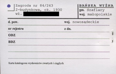 zagroda 2-budynkowa, skan 1