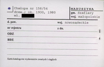 chałupa, skan 1