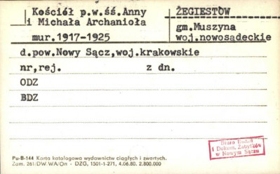 kościół pw. św. Anny i Michała Archanioła, skan 1