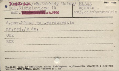 szkoła ży(ob. zakłady usług), skan 1