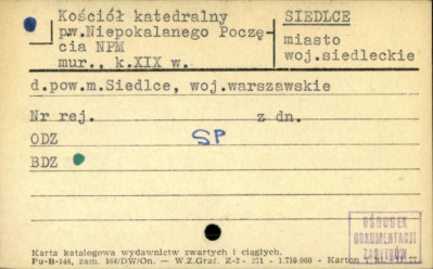 kościół katedralny pw. Niepokalanego Poczęcia NPM, skan 1