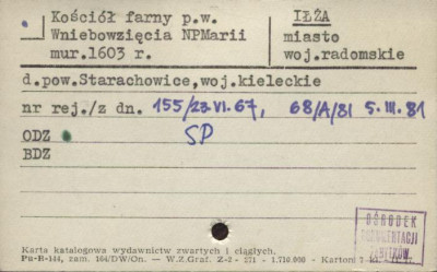 kościół farny pw. Wniebowzięcia NP Marii, skan 1
