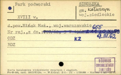 park dworski, skan 1