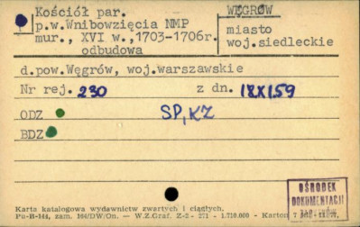 kościół par. pw. Wniebowzięcia NMP, skan 1