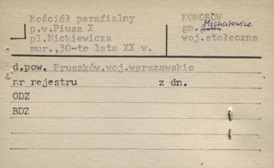 kościół parafialny pw. Piusa X, skan 1