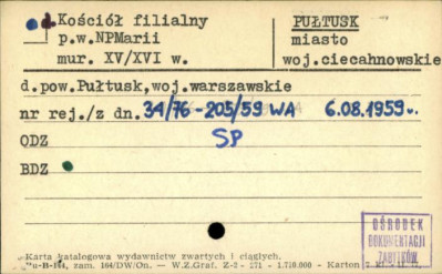 kościół filialny pw. NP Marii, skan 1