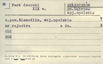 park dworski, skan 1