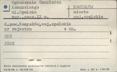 ogrodzenie cmentarza komunalnego, skan 1