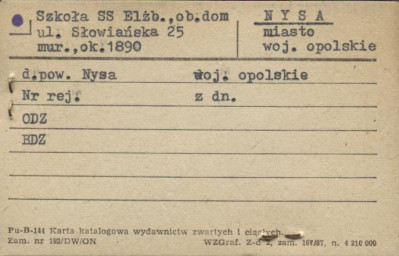 szkoła SS Elżb., ob. dom, skan 1