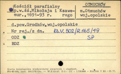 kościół parafialny pw. św. Mikołaja i Ksawerego, skan 1