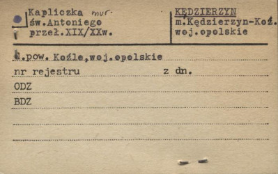 kapliczka św. Antoniego, skan 1
